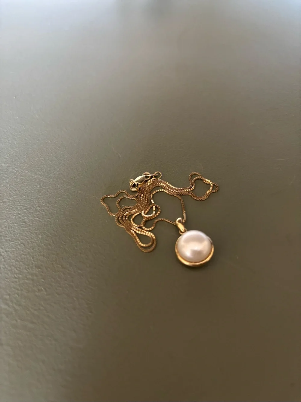 14k Gold Freshwater Pearl Necklace
